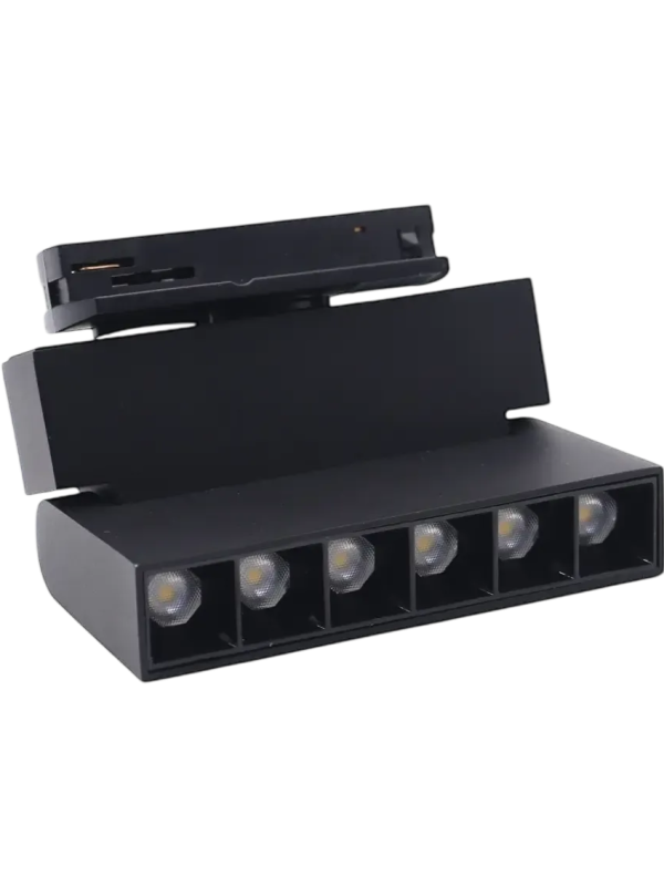 Трековый светильник truEnergy TRACK LED 24032 черный (6 Вт) сбоку