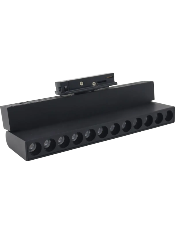 Трековый светильник truEnergy TRACK LED 24033 черный (12 Вт) сбоку