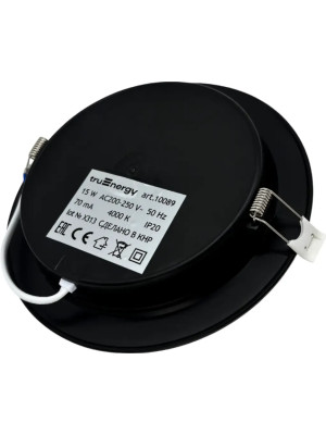 Потолочный светильник truEnergy FIT 10089 черный (15 Вт) еще
