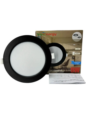 Потолочный светильник truEnergy FIT 10088 черный (9 Вт)