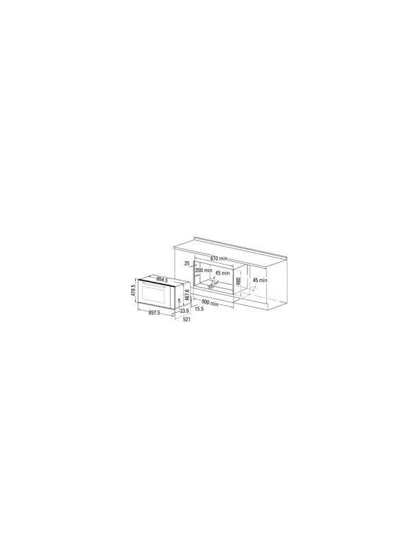 Газовый духовой шкаф CATA HFG-900 2
