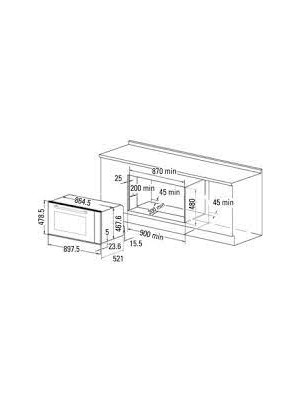Газовый духовой шкаф CATA HFG-900 2