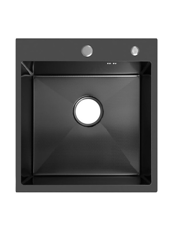 Кухонная мойка Schtoff Best Decor Black 4550 (комплект  коландер KR-1 Black + дозатор SD-1 Black) мойка