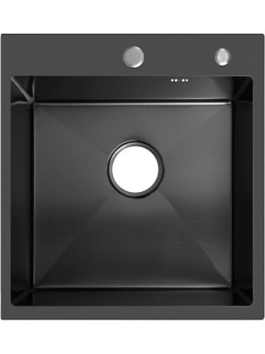 Кухонная мойка Schtoff Best Decor Black 4550 (комплект  коландер KR-1 Black + дозатор SD-1 Black) мойка