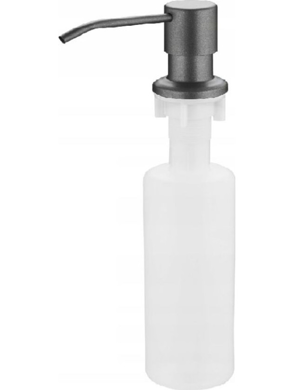 Кухонная мойка Schtoff Best Silver 6050 (комплект коландер металл + дозатор серый) 4