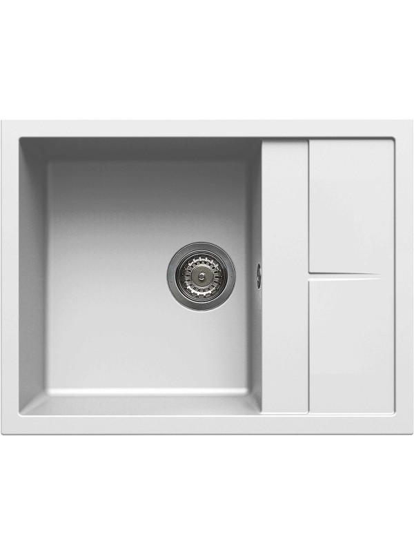 Кухонная мойка Elleci Unico 125 G68 Bianco Titano