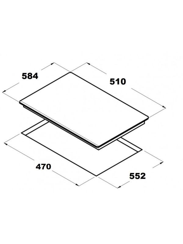 Газовая варочная панель Schtoff H6034C29IS White схема