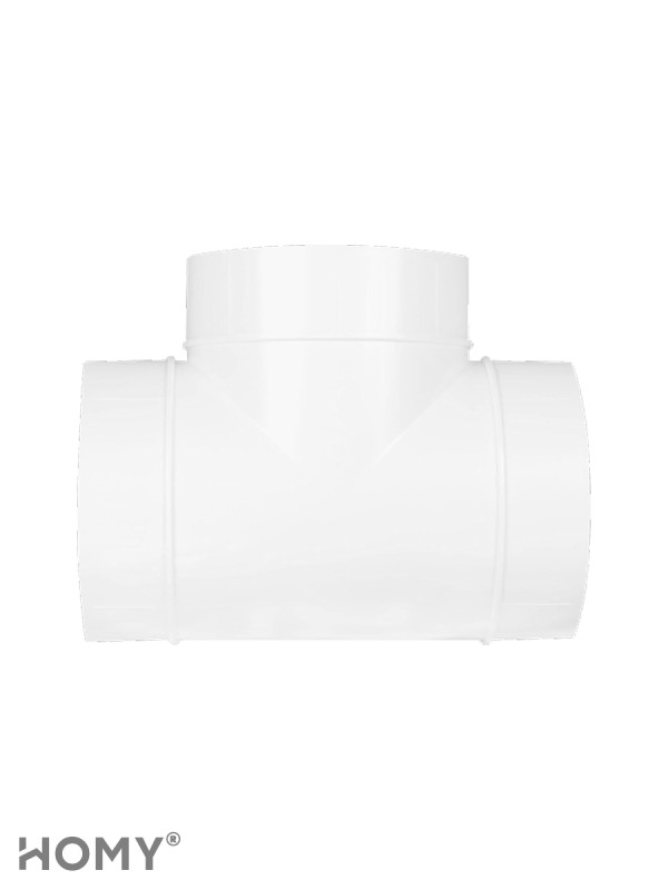 Тройник для круглого воздуховода D150, HOMY Air T150  3