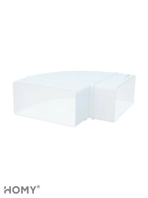 Колено горизонтальное 90 для 60×204, HOMY Air KG60204 1