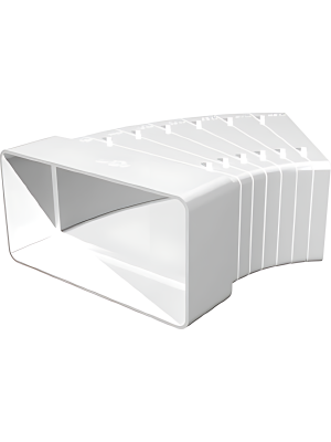 Колено разноугловое 60×120, HOMY Air KR60120