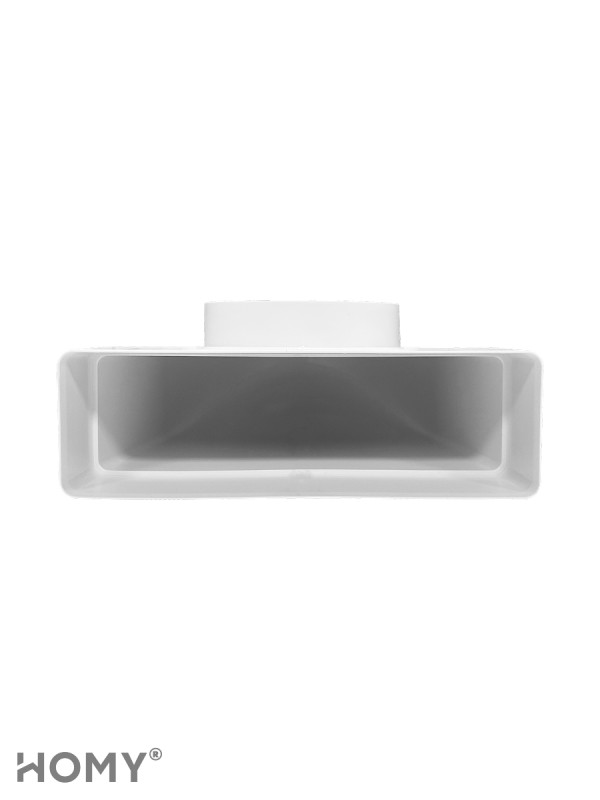 Поворотное колено 60×204 на D125, HOMY Air P60204-125-90 2