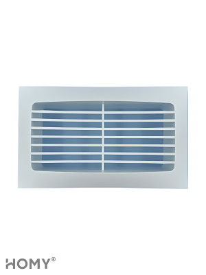 Решётка вентиляционная с фланцем 60×204, HOMY Air RS60204 1