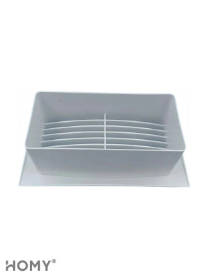 Решётка вентиляционная с фланцем 60×204, HOMY Air RS60204 4