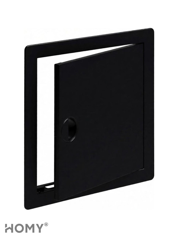 Люк ревизионный 20×20 см чёрный, HOMY Air DR2020-B 1