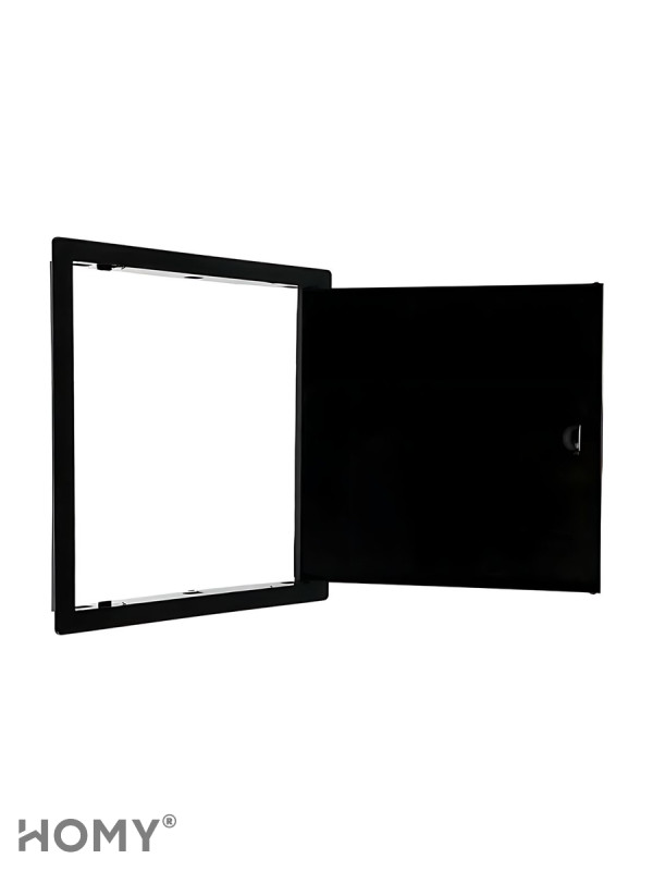 Люк ревизионный 30×30 см чёрный, HOMY Air DR3030-B 3