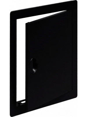 Люк ревизионный 10×15 см чёрный, HOMY Air DR1015-B