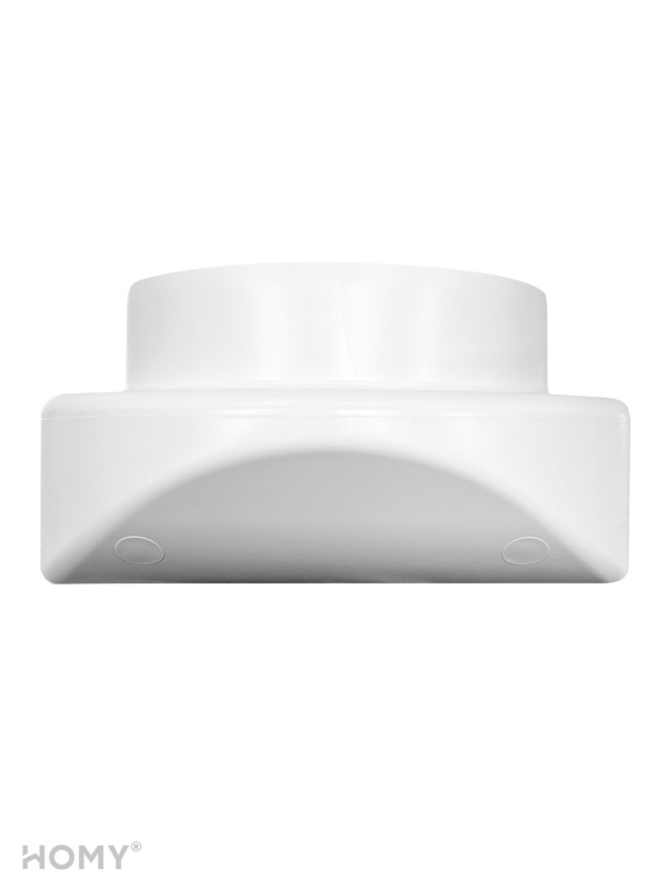 Вытяжной вентилятор 100 теневая решетка 125 адаптер AO125WST сверху