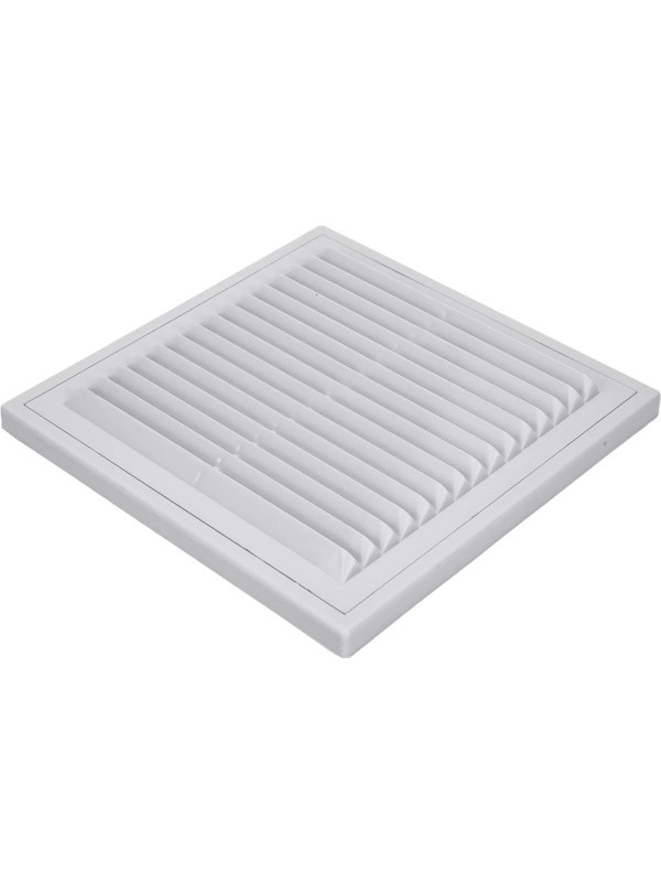 Решётка вентиляционная с рамкой 15×15 белая, HOMY VR1515-W 3