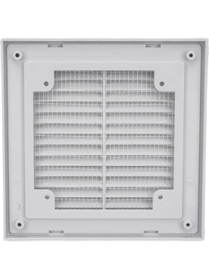Решётка вентиляционная с рамкой 15×15 белая, HOMY VR1515-W 2