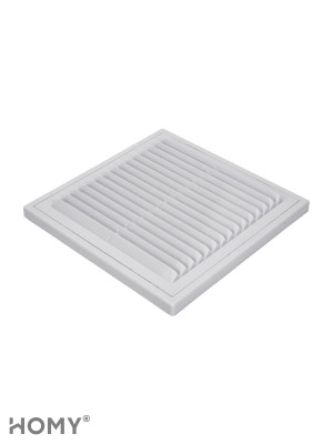 Решётка вентиляционная с рамкой 25×25 белая, HOMYVR2525-W 3