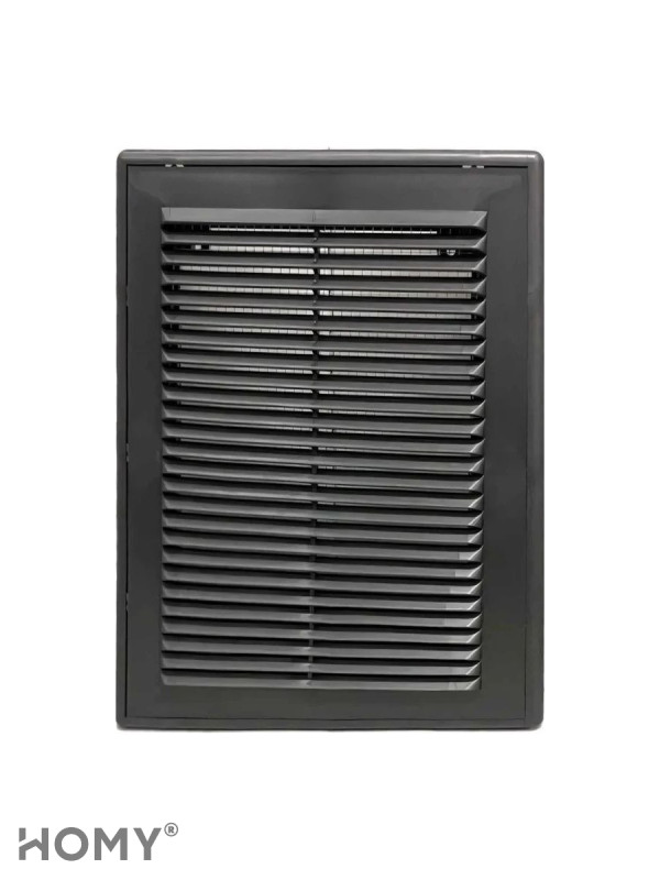 Решётка вентиляционная с рамкой 15×20 белая, HOMY VR1520-W 1