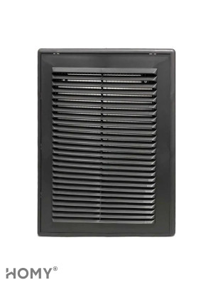 Решётка вентиляционная с рамкой 15×20 белая, HOMY VR1520-W 1
