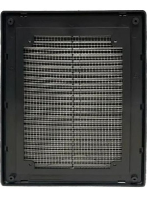 Решётка вентиляционная с рамкой 18×25 графит, HOMY VR1825-G схема