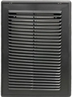 Решётка вентиляционная с рамкой 18×25 графит, HOMY VR1825-G