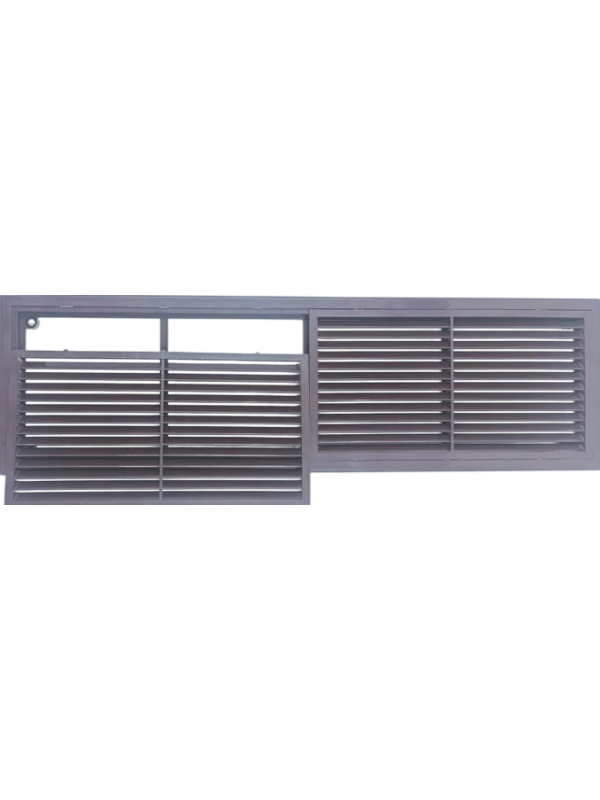Решётка переточная 45×13 см коричневая, HOMY Air PR4513-BR 3