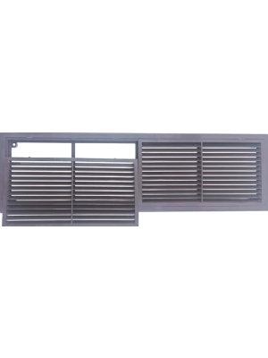Решётка переточная 45×13 см коричневая, HOMY Air PR4513-BR 3