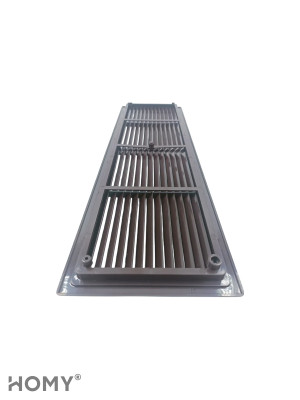 Решётка переточная 45×13 см коричневая, HOMY Air PR4513-BR 5