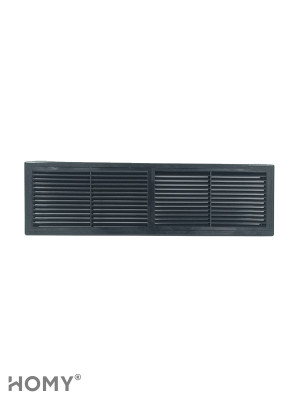 Решётка переточная 45×13 см чёрная, HOMY Air PR4513-B 1