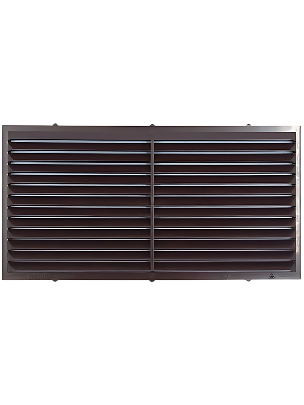 Вставка вентиляционная 11×22 см коричневая, HOMY Air VI1122-BR