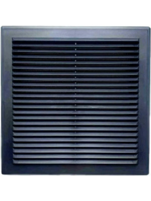 Вставка вентиляционная 13×13 см графит, HOMY Air VI1313-G