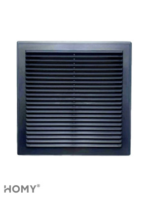 Вставка вентиляционная 13×13 см коричневая, HOMY Air VI1313-BR 1