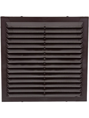 Вставка вентиляционная 13×13 см коричневая, HOMY Air VI1313-BR