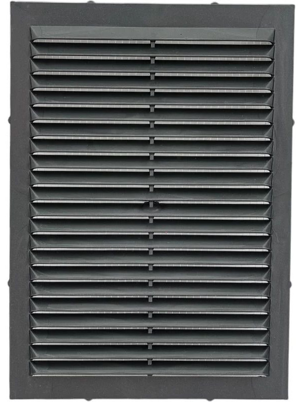 Вставка вентиляционная 13×19 см графит, HOMY Air VI1319-G