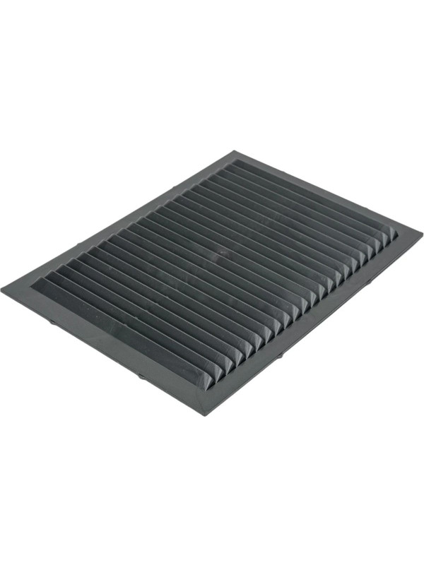 Вставка вентиляционная 13×19 см графит, HOMY Air  4I1319-G