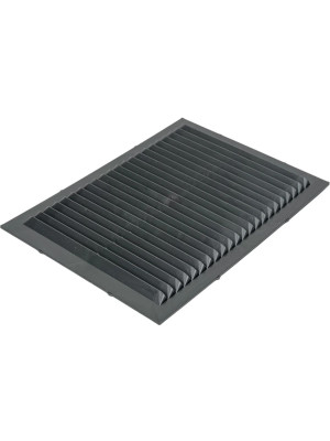 Вставка вентиляционная 13×19 см графит, HOMY Air  4I1319-G