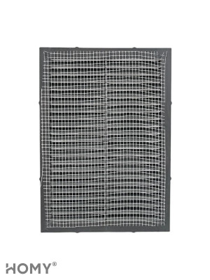 Вставка вентиляционная 13×19 см графит, HOMY Air VI1319-G 2