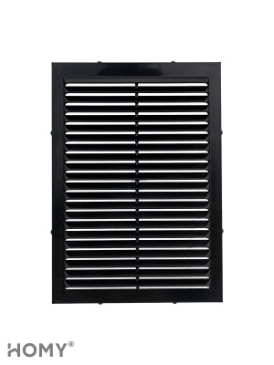 Вставка вентиляционная 13×19 см чёрная, HOMY Air VI1319-B 1