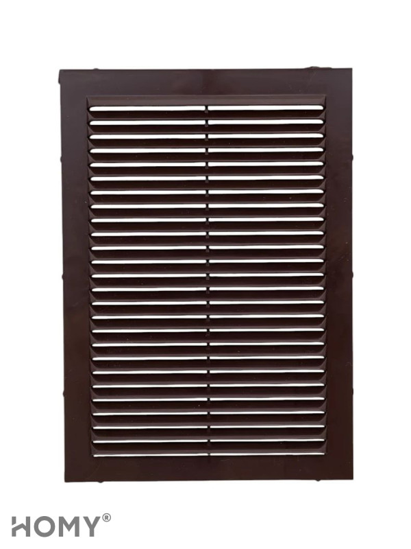 Вставка вентиляционная 17×24 см коричневая, HOMY Air VI1724-BR 1