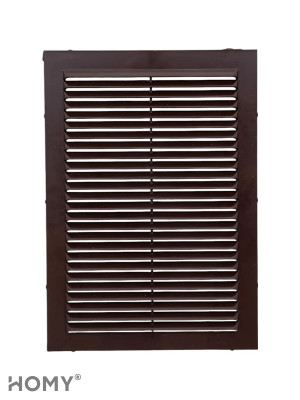 Вставка вентиляционная 17×24 см коричневая, HOMY Air VI1724-BR 1