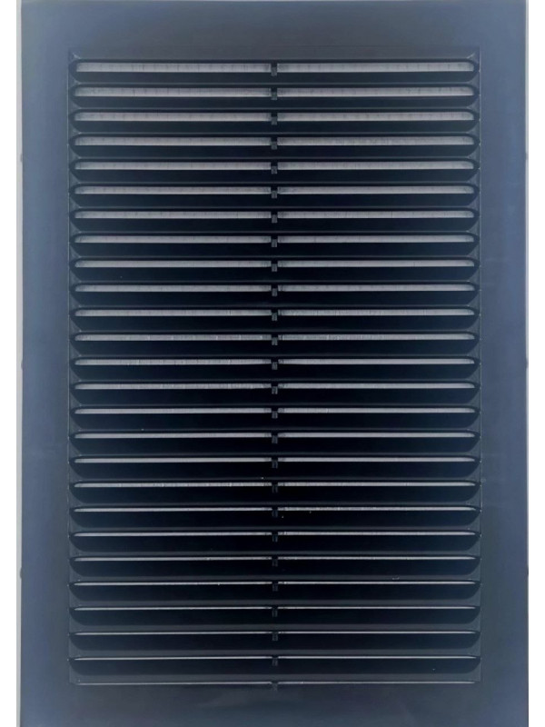 Вставка вентиляционная 17×24 см чёрная, HOMY Air VI1724-B