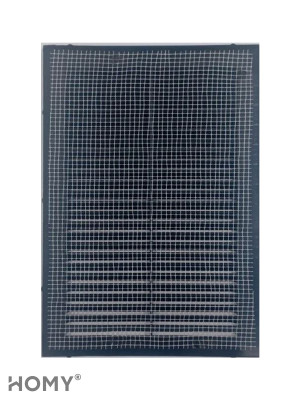 Вставка вентиляционная 17×24 см чёрная, HOMY Air VI1724-B 2