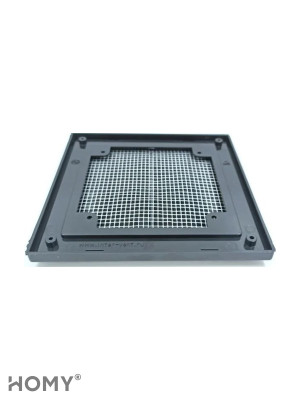 Решётка вентиляционная с рамкой 18×25 чёрная, HOMY VR1825-B 3