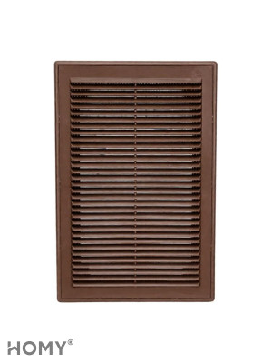 Решётка вентиляционная с рамкой 18×25 коричневая, VR1825-BR 1