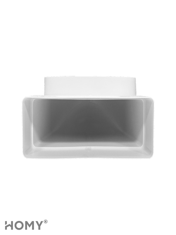 Поворотное колено 60×120 на D100 +фитинг, HOMY P60120-100FT 2