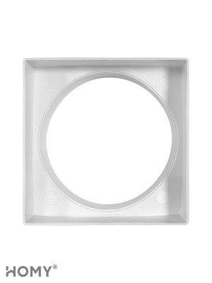 Переход квадрат 100×100 на D100, HOMY Air PK100 3
