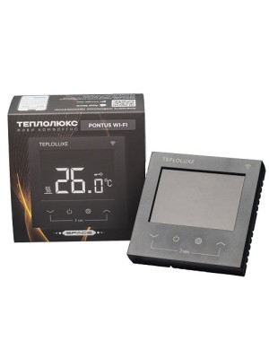 Терморегулятор Теплолюкс Pontus wi-fi черный Spase 4